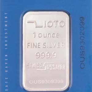 شمش 1 اونس نقره زیوتو