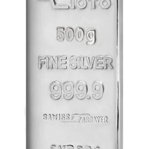 شمش نقره 500 گرمی زیوتو