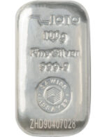 شمش نقره 100 گرمی زیوتو