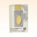 شمش طلای 18 عیار وتوس طرح ملکه 0.25 گرم - Image 2