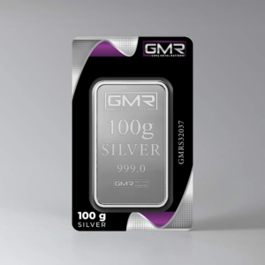 شمش نقره GMR جی ام ار ترکیه 100 گرم