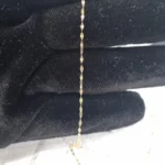 دستبند طلا زنانه گوزن طرح استار پولکی - Image 2