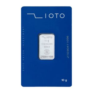 شمش نقره زیوتو 10 گرمی