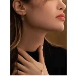 گوشواره پروانه ای طلا 0.5 گرم - Image 2