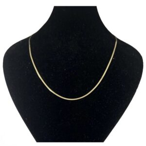 زنجیر طلا مدل هرینگبون 0.77 گرم